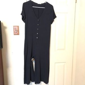 Grade & Gather Navy Blue Jumpsuit